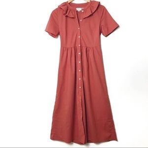 Balzac Paris Ruffle Collared Dress